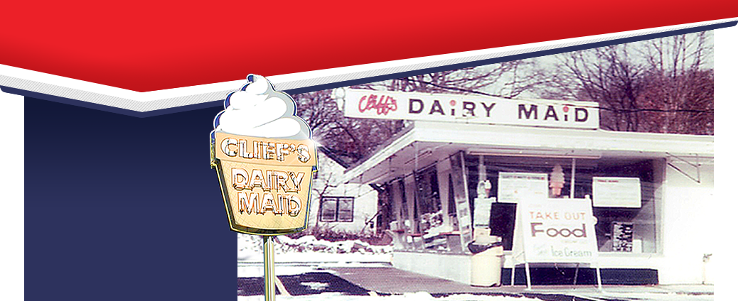 cliff's Ice Cream serving happiness since 1975